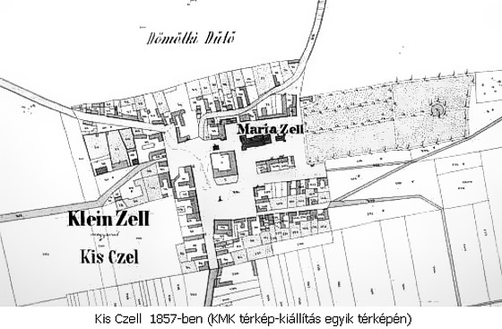 Mária Cell (egyházi) és Kis Cell (polgári) területek